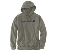 Carhartt - Signature Logo Sweatshirt - Hoodie, Gr. XL, grau (DustyOlive)