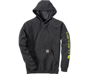 Carhartt SLEEVE LOGO HOODED SWEATSHIRT | Carbon Heather XL