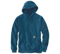 Carhartt - Sleeve Logo Hooded Sweatshirt - Hoodie, Gr. XXL, blau (DeepOceanHeather)