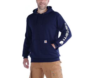 Carhartt Sleeve logo Hoodie Mens New Navy L