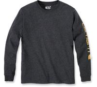 Carhartt Sleeve Logo T-Shirt L/S Carbon Heather-XL