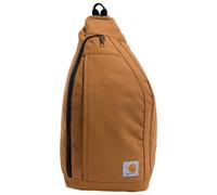 Carhartt Unisex-Erwachsene Schultertasche mit seitlicher Schnalle und Tablet-Hülle Tragetasche, Crossbody-Rucksack Brown, One Size