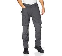Carhartt Steel Rugged Flex Relaxed Fit Doppelfront-Cargo-Arbeitshose mit Mehreren Taschen, Herren, Grau, W28/L28