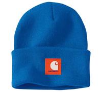 Carhartt Strickmütze mit Gummiaufnäher für Herren, Beacon Blue, Einheitsgröße