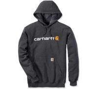 Carhartt Sweatshirt Signature Logo – weites, mittelschweres, Anthrazit meliert – Herren S