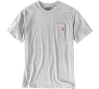 Carhartt T-Shirt Dearborn Relaxed Pocket mit Brusttasche Grau Größe L