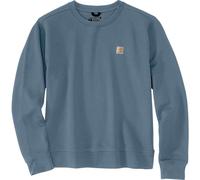 Carhartt Damen French Terry Crewneck Sweatshirt 106179 - Größe XL - Farbe thundercloud