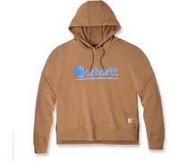Carhartt Fiber Series Graphic Hooded Sweatshirt 106918 - Größe L - Farbe carhartt brown