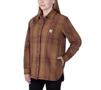 Carhartt Twill L/S Plaid Shirt 105991 - Größe XS - Farbe carhartt brown