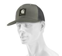 Carhartt Herren Rugged Flex Twill Mesh Back Logo Patch Cap, Dusty Olive, Einheitsgröße