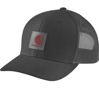 Carhartt Herren Rugged Flex Twill Mesh Back Logo Patch Cap, Schwarz, Einheitsgröße