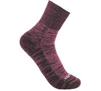 Carhartt Twin Knit Midweight Crew Damen Socken, magenta, Größe L