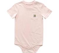 Carhartt Uni Baby Kurzarm Tasche Body, Hellrosa, 12 Monate