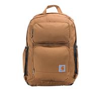 Carhartt Unisex 28 l Fassungsvermögen, robuster Rucksack abriebfester Duravax-Basis mit 17-Zoll-Laptophülle, Tablet-Aufbewahrung und tragbarem Ladegerätfach, Braun Brown, One Size