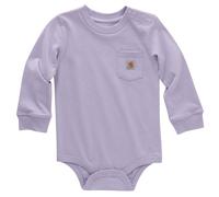 Carhartt Unisex Baby Langarm-Bodysuit mit Tasche, Einteiler, Lavendel/Violett, 24 Monate