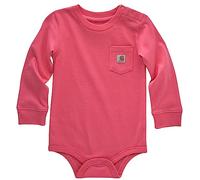 Carhartt Unisex Baby Langarm Tasche Body, Rosa Limonade, 12 Monate