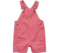 Carhartt Unisex Baby Loose Fit Canvas Shortall, Pink Lemonade, 24M
