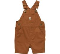 Carhartt Unisex-Baby Loose Fit Canvas Shortall Shorts, Braun Brown, 3 Monate