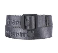 Carhartt Unisex-Jugendliche Lässiger, robuster, erhältlich in verschiedenen Stilen, Farben und Größen Gürtel, Nylon-Gurtband-Leiterschloss (Kies), S