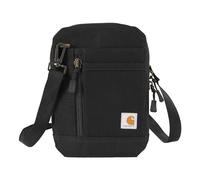 Carhartt Unisex Nylon Duck Crossbody, Wasserabweisende Geldbörse mit verstellbarem Umhängegurt Umhängetasche, Schwarz