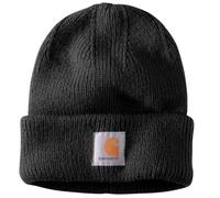 Carhartt Gerippte Acryl-Mütze 105560 Damen Schwarz Einheitsgröße