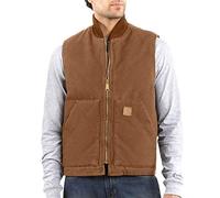 Carhartt V01 Duck Vest Arctic Quilt Lined - Weste (XXL, Carhartt Brown)