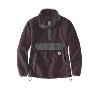 CARHARTT W RlxdFit Flce Pullover Damen | V27 BLACKBERRY HEATHER | XL