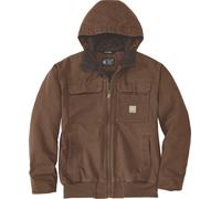 Carhartt Washed Duck Insulated Active Jac 106980 Red Duck-L