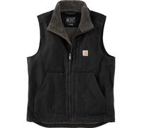 Carhartt® WASHED DUCK LINED MOCK NECK VEST 104277 - Größe 2XL - Farbe black