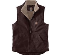 Carhartt Washed Duck Mock-neck Vest dark brown (DKB) 2XL REG