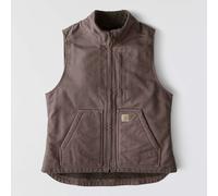 carhartt® Damen Weste SHERPA LINED MOCK NECK VEST, taupe grey, Größe XL (Winterweste)