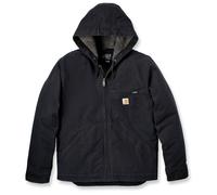 Carhartt Washed Duck Sherpa Lined Jacket 104392 Black-M
