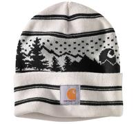 Carhartt Weihnachts-Beanie mit Bündchen und Outdoor-Grafik 105450 - Größe one size - Farbe malt