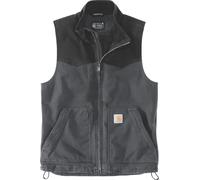 Carhartt Montana Rugged Flex Relaxed Fit Duck Weste, schwarz-grau, Größe L für Männer