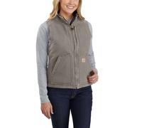 Carhartt Weste SHERPA LINED MOCK NECK VEST 104224 - Größe M - Farbe taupe grey