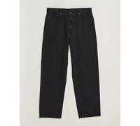 Carhartt WIP Aaron Pant Smith Denim Grey Stone Wash Schwarz W31