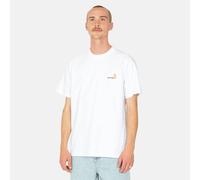 Carhartt WIP S/S American Script T-Shirt men Shortsleeves white in Größe:S
