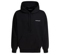 Carhartt Wip - Balloon-Cut Black Hoodie With Adjustable Hood - Größe XS - schwarz