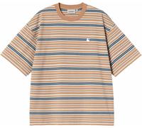 Carhartt WIP Zane T-Shirt zane stripe / peanut Herren Gr. M
