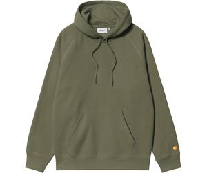 Carhartt WIP - Bequemes Kapuzensweatshirt - Herren - Hooded Chase Sweat - Hooded Chase Sweat Leaf Gold für Herren aus Baumwolle - Größe L Khaki L