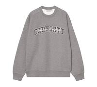 CARHARTT WIP Big School Sweatshirt Dark Grey Heather, grey heather, XL