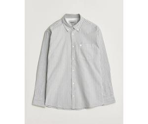 Carhartt WIP Canan Striped Oxford Shirt Black Schwarz XL
