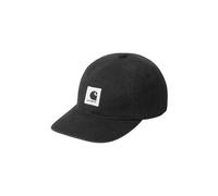 Carhartt WIP Canvas Cap Black, stone washed