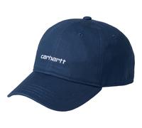 Carhartt WIP Cap Canvas 6-Panel Script Blau ONESIZE