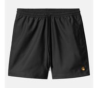 Badehose - Chase Swim Trunks - Black Gold,S,Schwarz
