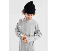 Carhartt WIP Chase Longsleeve grey heather / gold Herren Gr. L