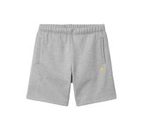 Carhartt - Shorts aus Baumwolle - Chase Sweat Short Grey Heather / Gold für Herren - Größe L - Grau Grau L