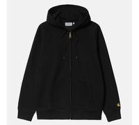 Carhartt WIP Chase Zip-Hoodie - Black / Gold - XS