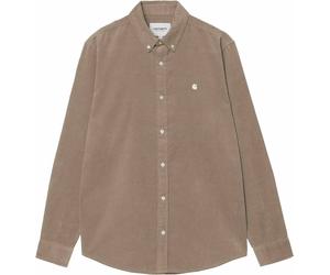 Carhartt WIP - Chemise en velours côtelé - L/S Madison Fine Cord Shirt Iroko / Wax für Herren aus Baumwolle - Größe M - Beige Beige M