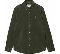 Carhartt WIP - Chemise en velours côtelé - L/S Madison Fine Cord Shirt Opuntia / Wax für Herren aus Baumwolle - Größe S - Grün Grün S